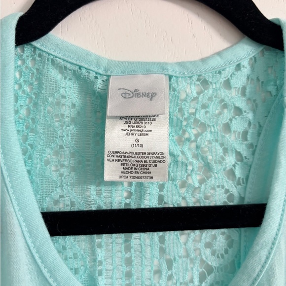 Disney Aqua Tank Top with Pink Mickey Mouse - Picture 6 of 8
